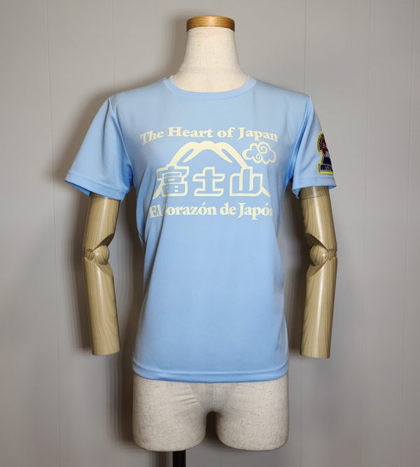 Tシャツ「The Heart of Japan」レディースブルー