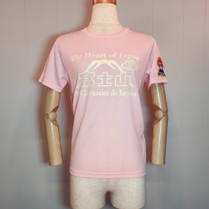 Tシャツ「The Heart of Japan」レディースピンク